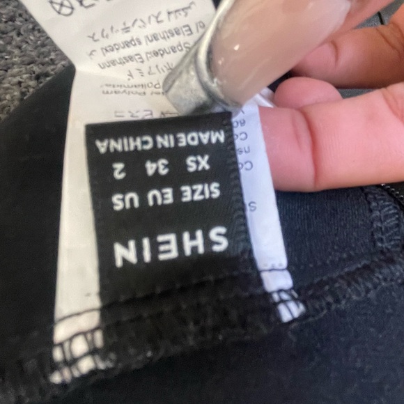 Black Leather flare pants - Picture 2 of 2